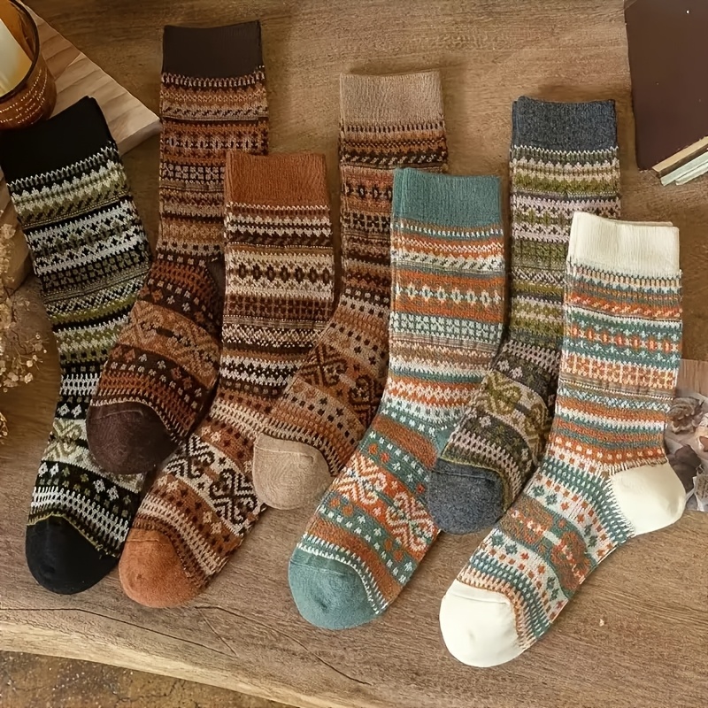 Ethnic Fashion Designers - Kadınlar için Retro 7 Renkli Orta
