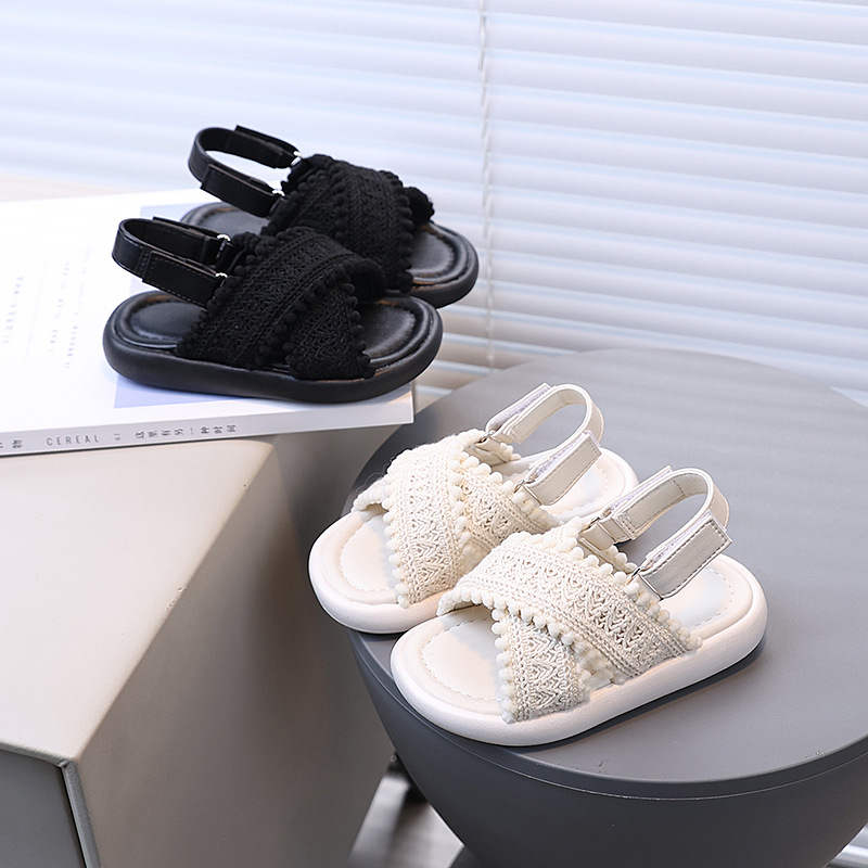 Kids Ethnic Fashion - Kızlar Yaz Plaj Ayakkabıları Etnik Tarz