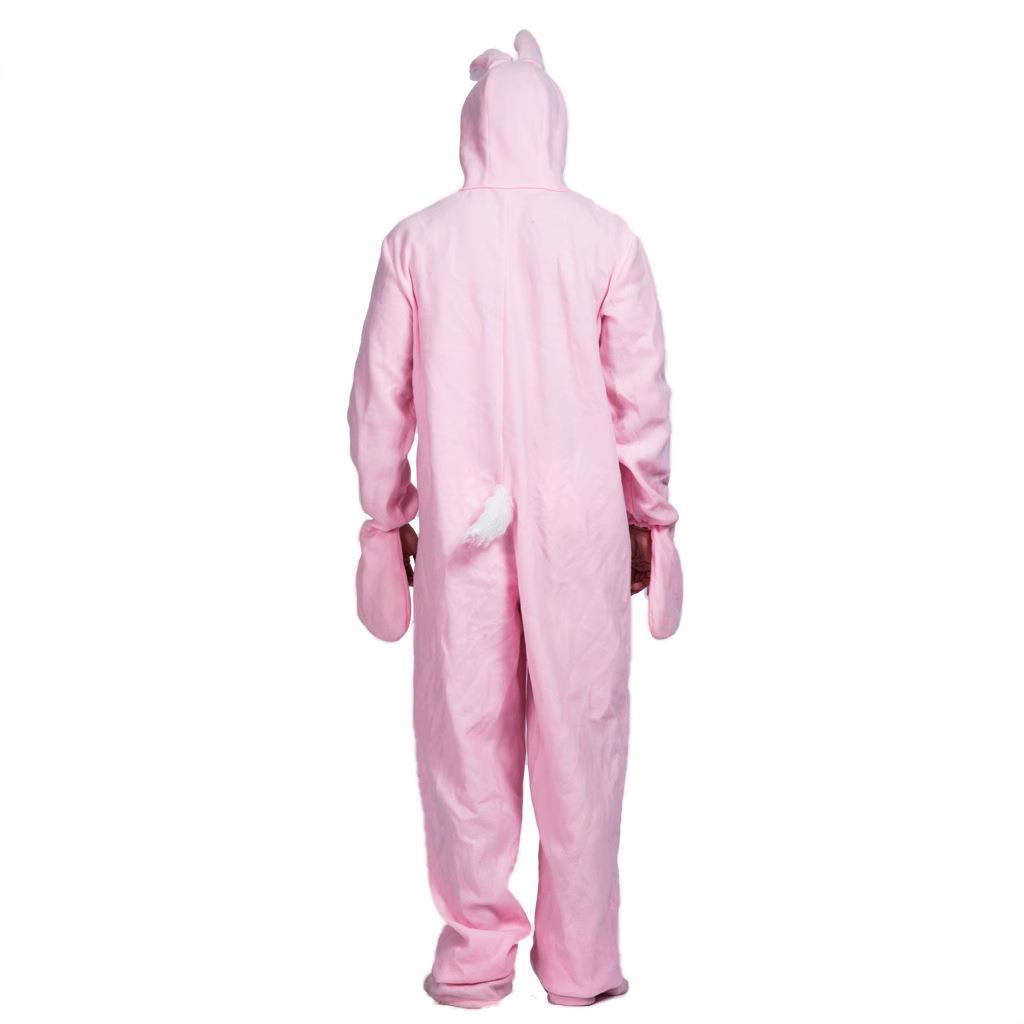 Ethnic Wear - Yetişkin Pembe Tavşan Kostümü Pijama Sahne