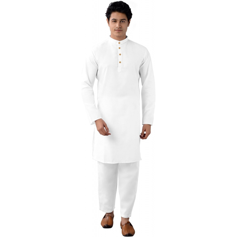 Kurta Men Cotton - Erkek Tunik Pamuklu Kurta Pijama Takımı
