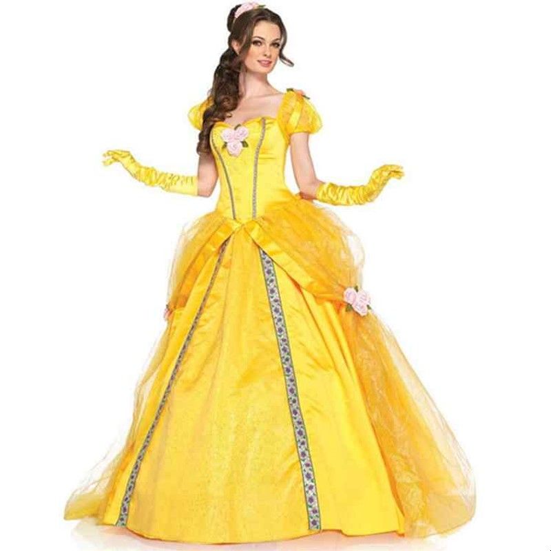 Ethnic Fashion Designers - Yetişkin Cadılar Bayramı Prenses Elbisesi Cosplay