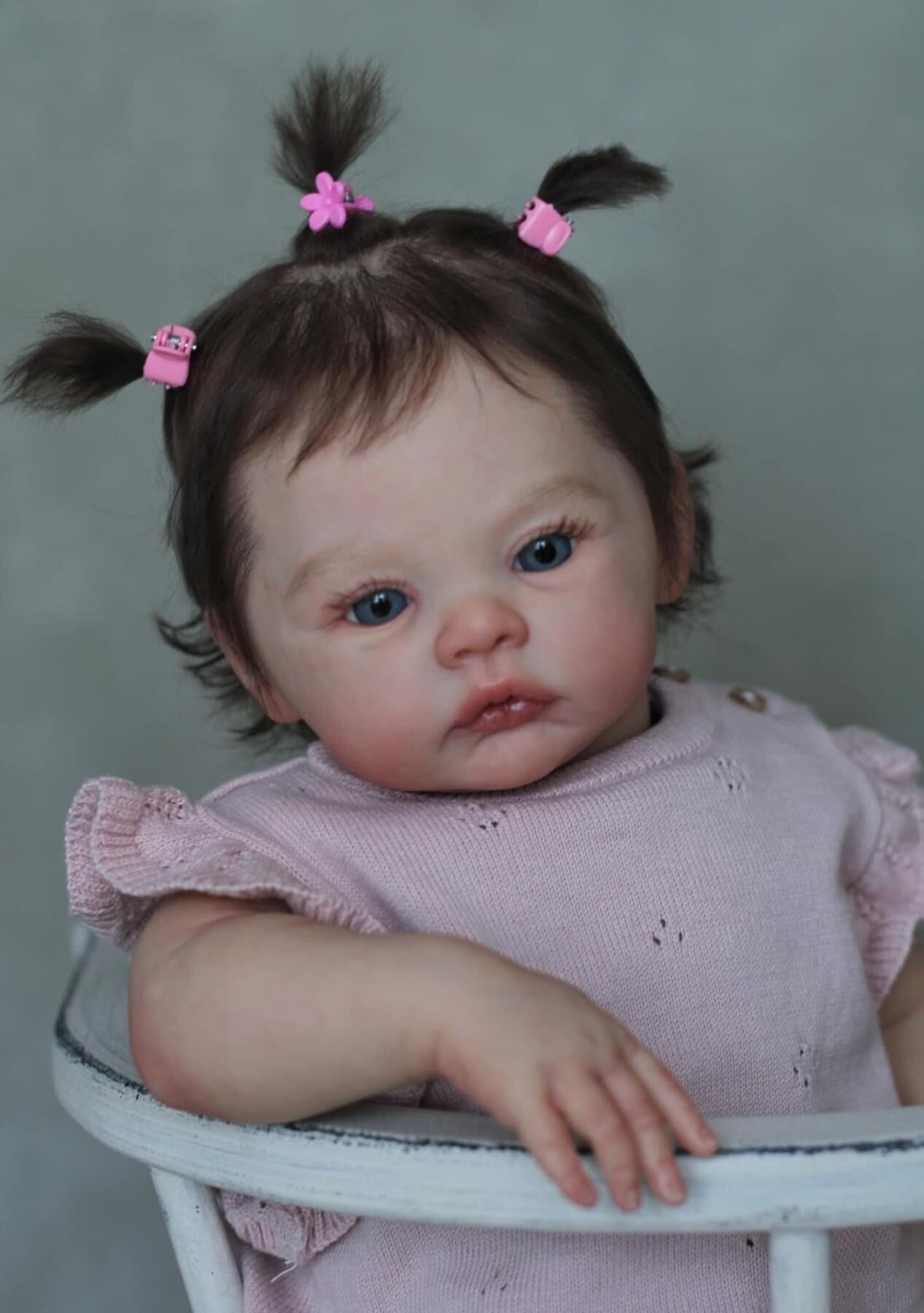 Kids Ethnic Fashion - Yenidoğan Gerçekçi Prenses Bebek Bebek Yeniden