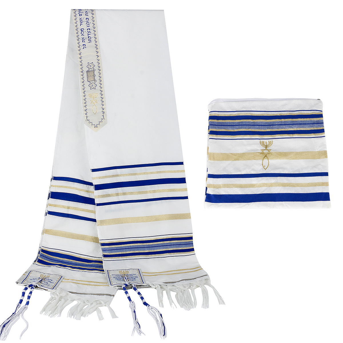 Yahudi Tallit İsrail Dua Şalı  - Ethnic Fashion For Men incelemesi ve fiyatı