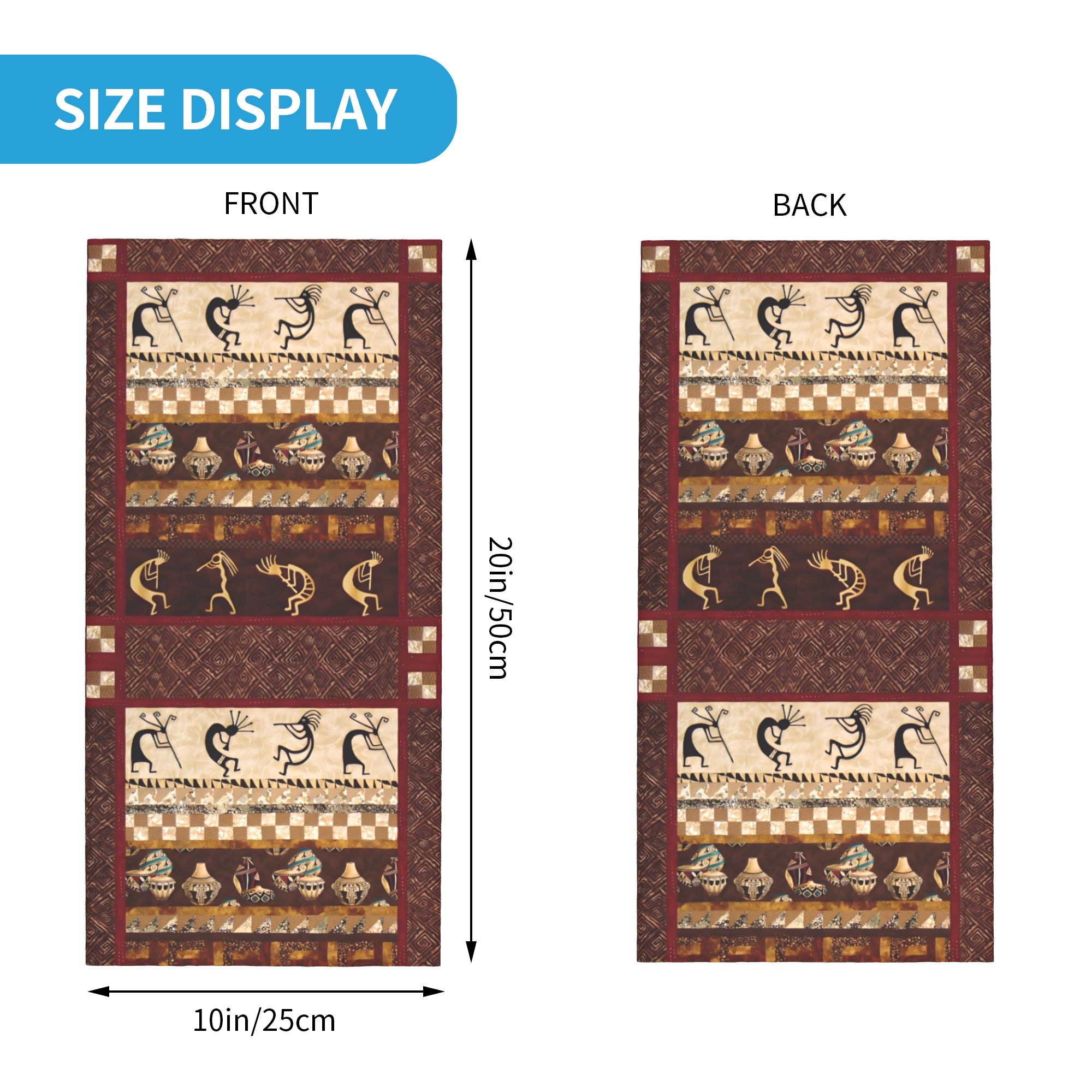 Custom Kokopelli Winter Headba - Ethnic Fashion For Men incelemesi ve fiyatı