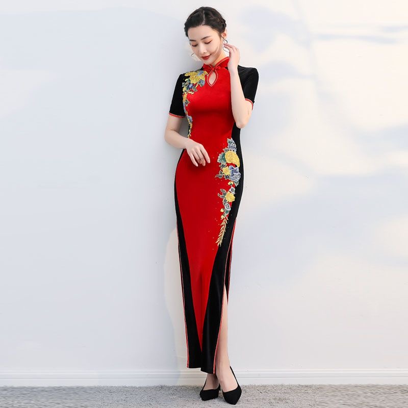 Kadın Vietnam Ao Dai Cheongsam - Ao Dai Vietnam Dress incelemesi ve fiyatı