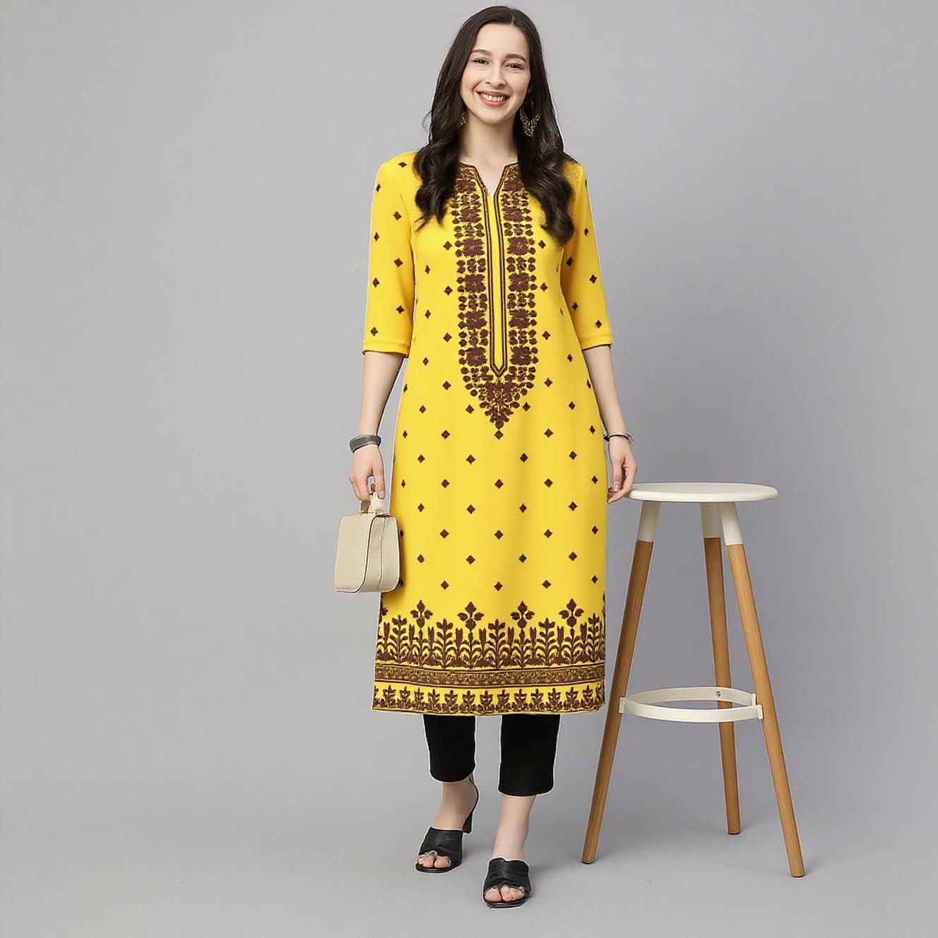 Müslüman Kurt Çiçekleri Kadın  - Ethnic Fashion Kurtis incelemesi ve fiyatı