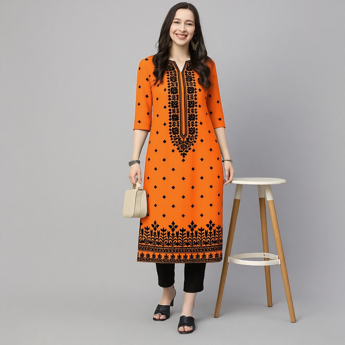 Müslüman Kurt Çiçekleri Kadın  - Ethnic Fashion Kurtis incelemesi ve fiyatı