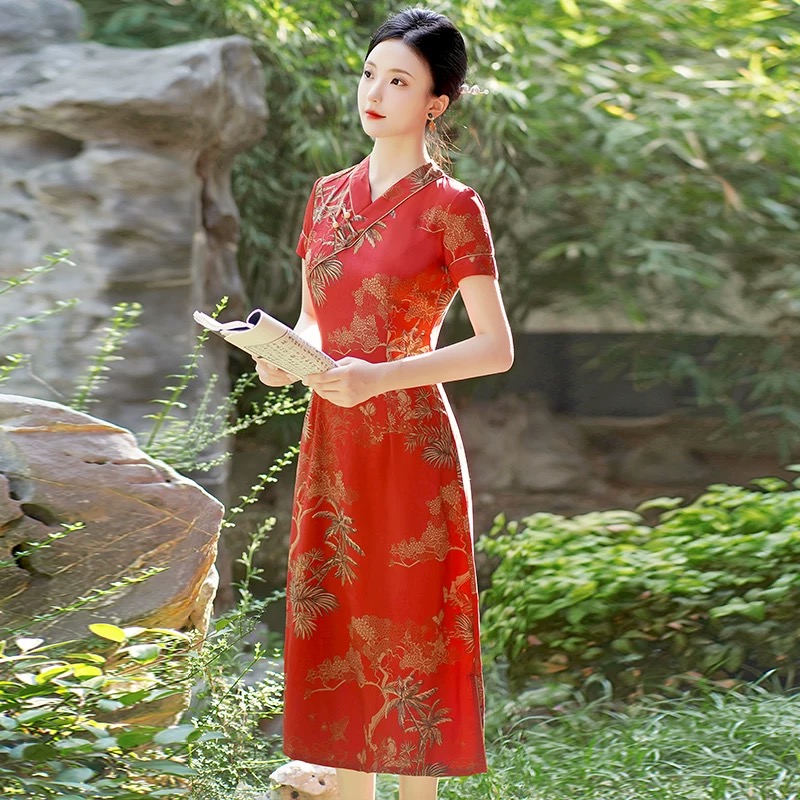 Vietnam Aodai Cheongsam Vintag - Ao Dai Vietnam Dress incelemesi ve fiyatı