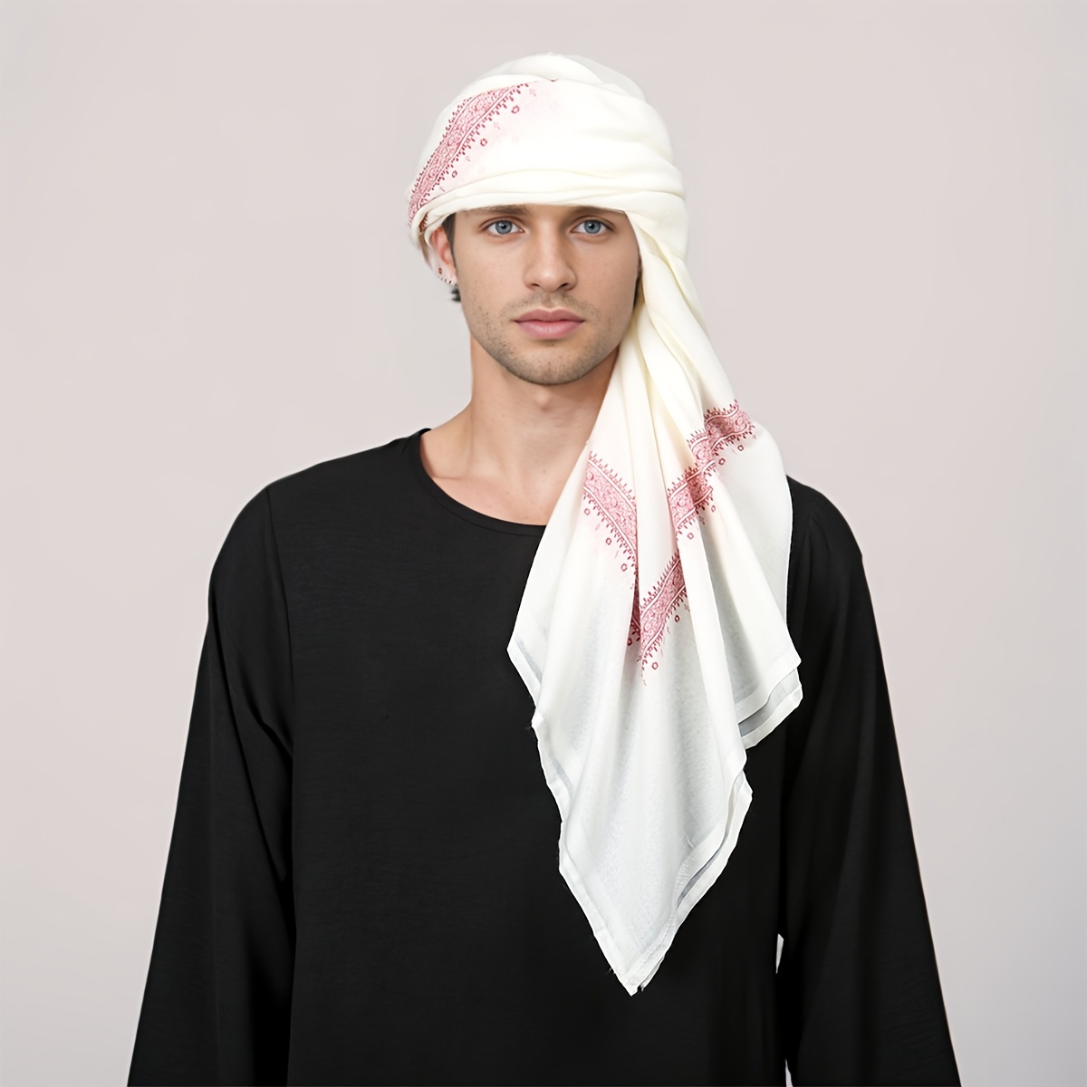 2025 Trendy Etnik Namaz Eşarp  - Ethnic Fashion For Men incelemesi ve fiyatı