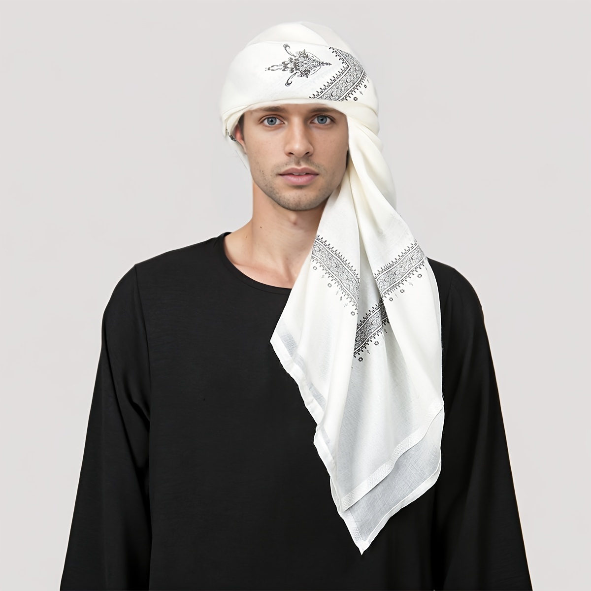 2025 Trendy Etnik Namaz Eşarp  - Ethnic Fashion For Men incelemesi ve fiyatı