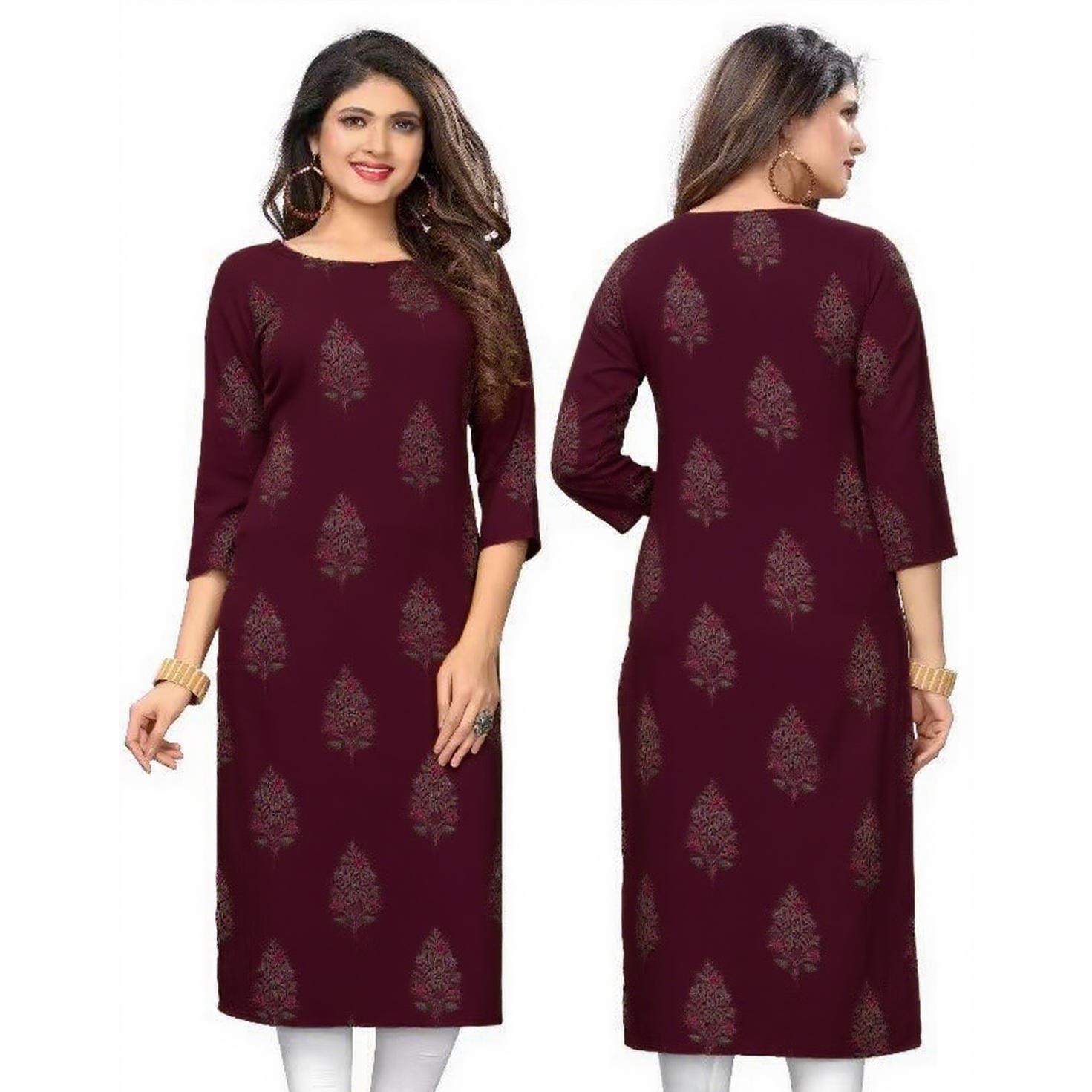 Müslüman Kadın Modası Rahat Et - Ethnic Fashion Kurtis incelemesi ve fiyatı