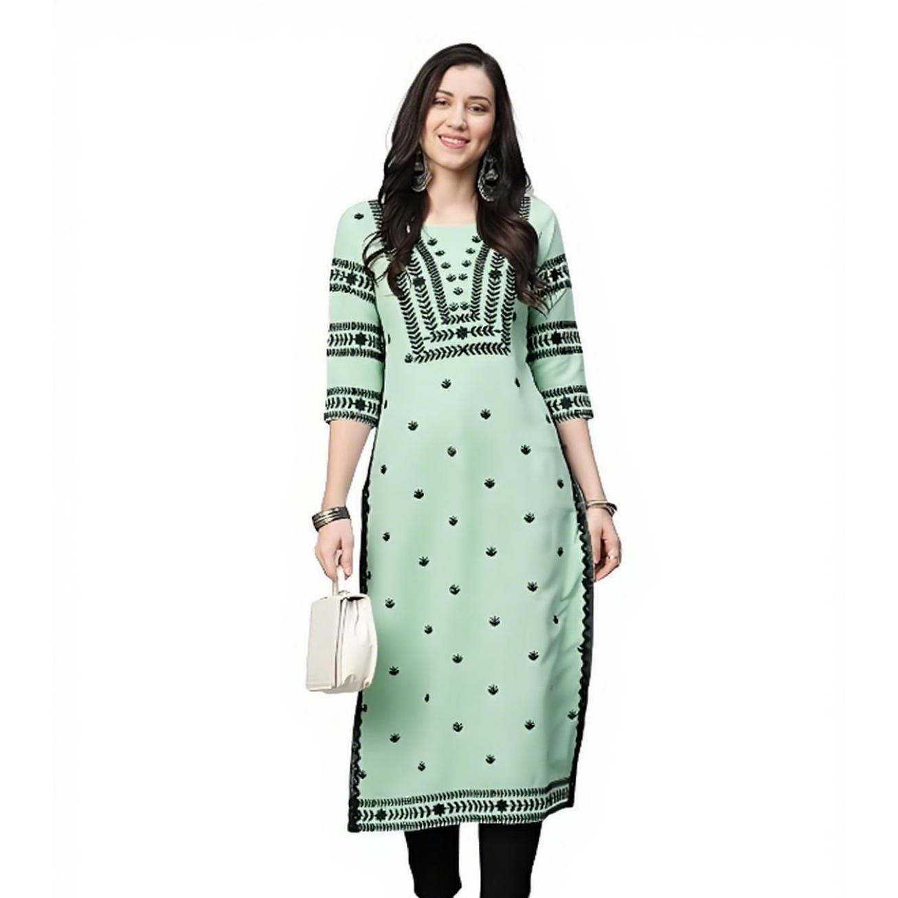 Müslüman Kurt Çiçekleri Kadın  - Ethnic Fashion Kurtis incelemesi ve fiyatı