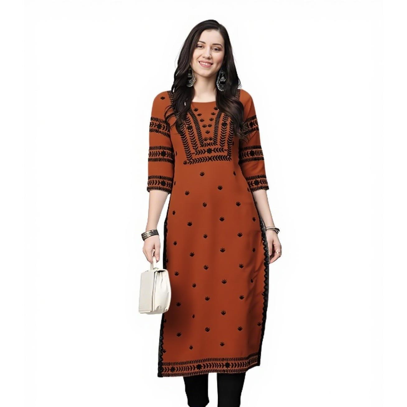 Müslüman Kurt Çiçekleri Kadın  - Ethnic Fashion Kurtis incelemesi ve fiyatı