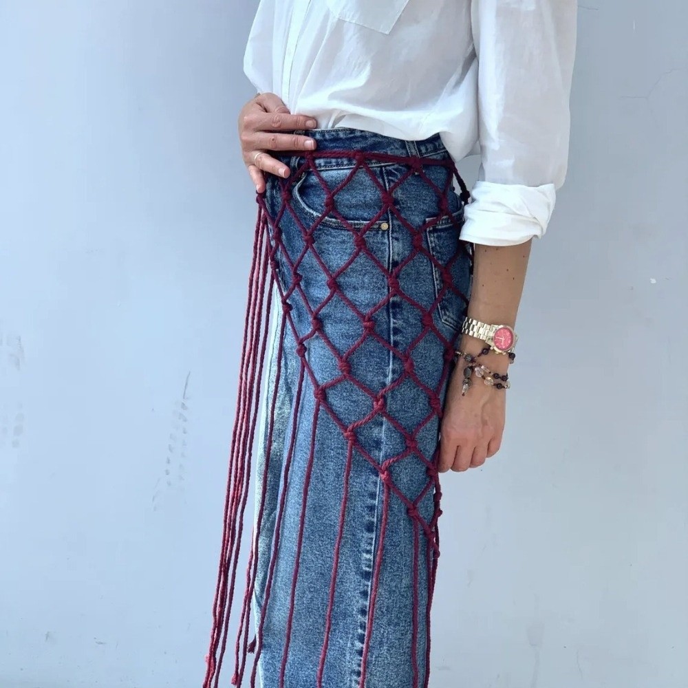 Bohem Tarzı Fileli Saçaklı Eşa - Ethnic Fashion Designers incelemesi ve fiyatı