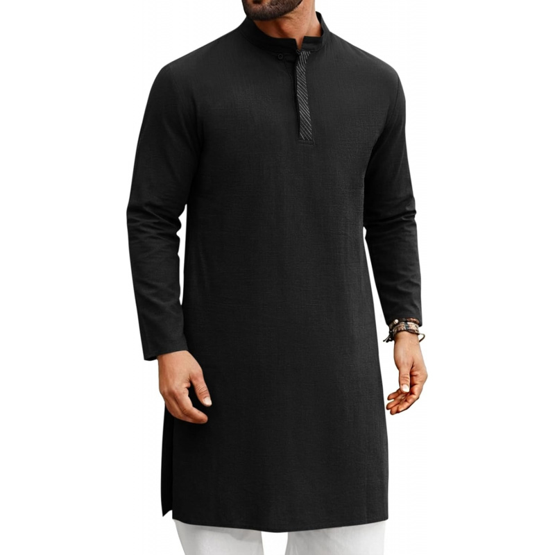 Erkek Kaftan Tövbe Uzun Kollu  - Kurta Men Cotton incelemesi ve fiyatı